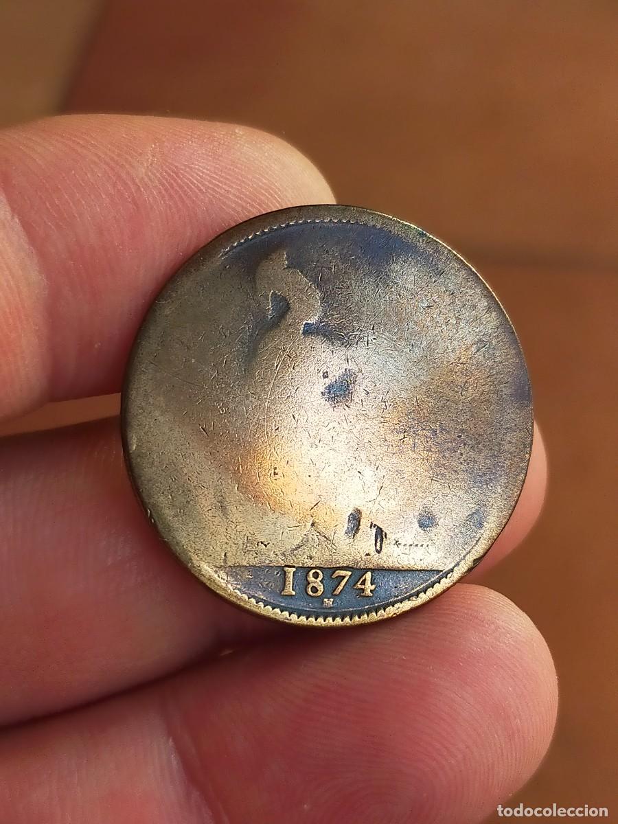 Monedas antiguas de Europa: MONEDA DE 1 UN PENIQUE PENNY 1874 REINO UNIDO GRAN BRETA&Ntilde;A INGLATERRA MALA CONSERVACION