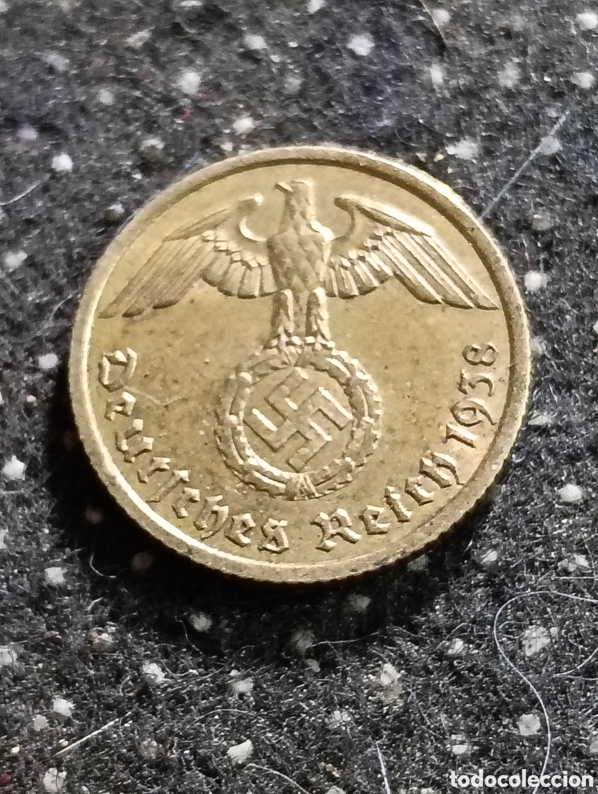 Monedas antiguas de Europa: 10 Reichs pfennigs 1938 A (Alemania, Alemania nazi)