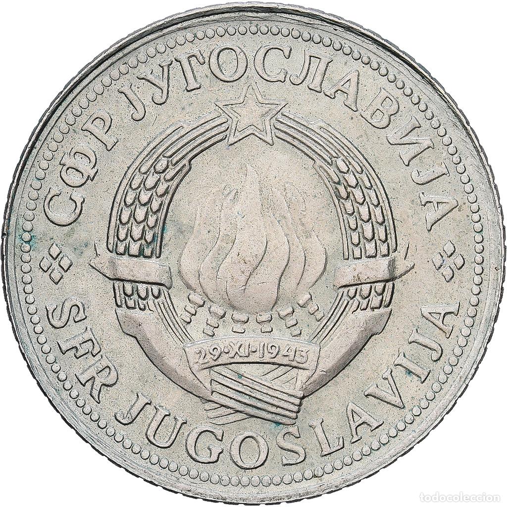 Monedas antiguas de Europa: [#1513440] Yugoslavia, 2 Dinara, 1977, Belgrade, N&iacute;quel, MBC, KM:57