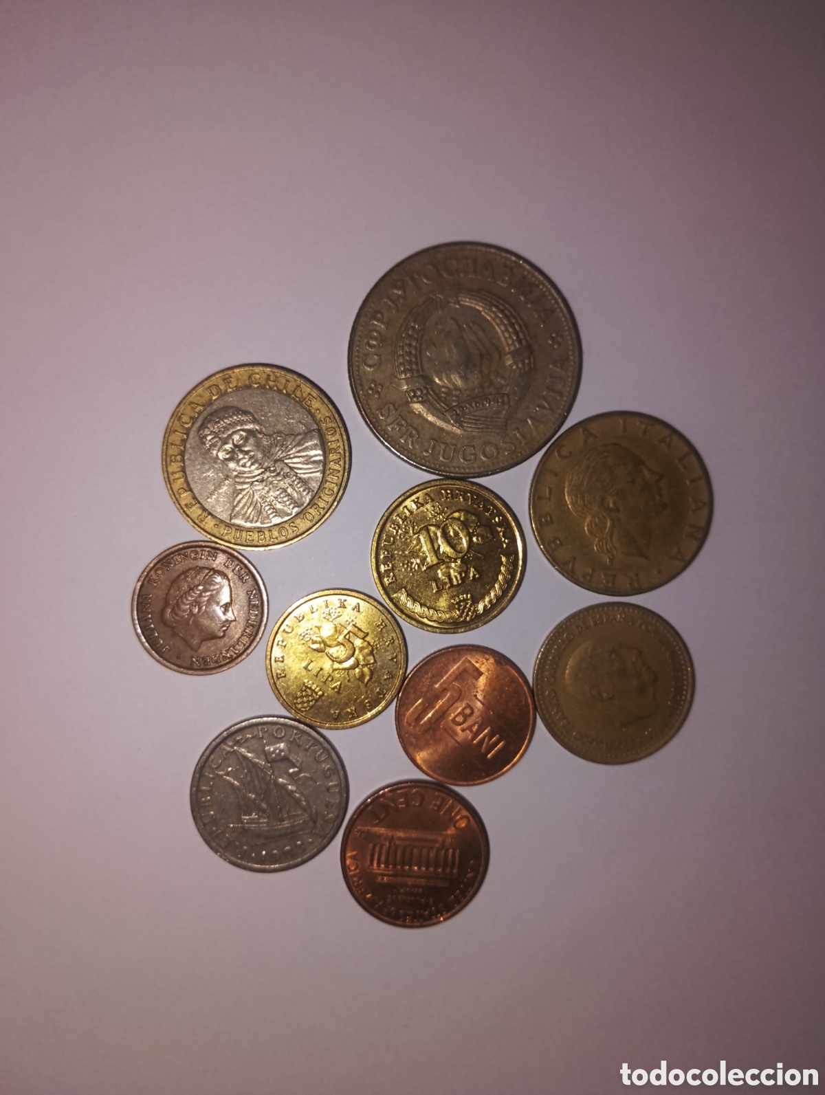 Monedas antiguas de Europa: Lote 10 monedas del mundo lote 25