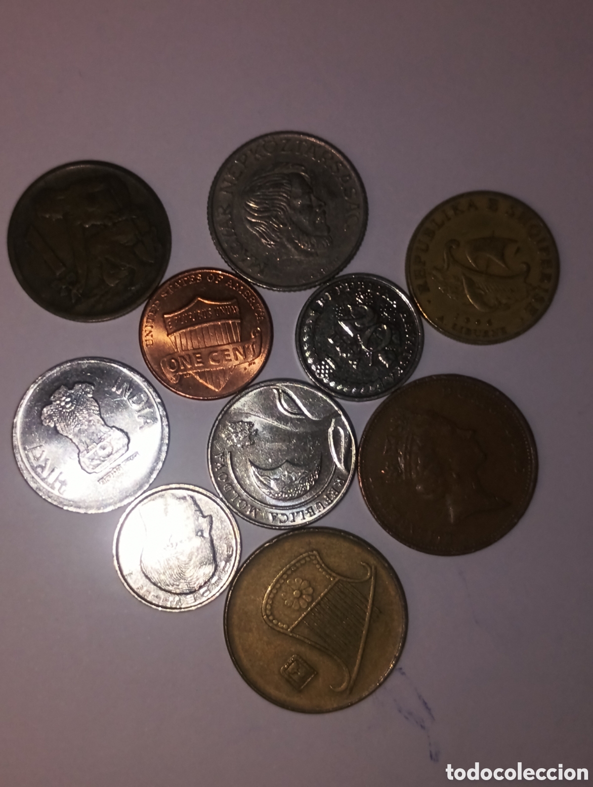 Monedas antiguas de Europa: Lote 10 monedas del mundo lote 26