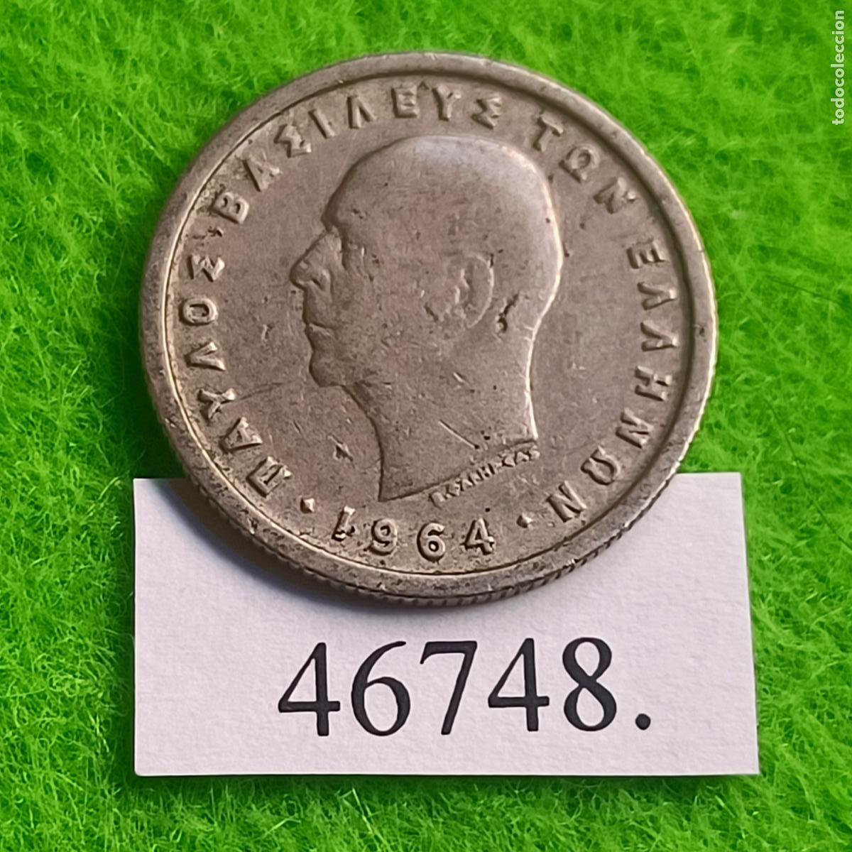 Monedas antiguas de Europa: Grecia 50 lepta 1964