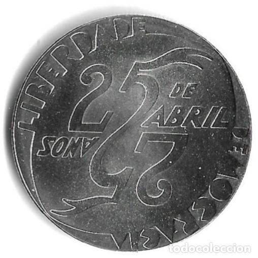 Monedas antiguas de Europa: Incre&iacute;ble moneda portuguesa de 1000$ - FDC/UNC - 25.&ordm; aniversario del 25 de abril de 1974