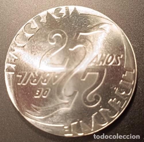 Monedas antiguas de Europa: Incre&iacute;ble! 1000$ FDC/UNC - Plata - 25.&ordm; Aniversario del 25 de abril de 1974 - Moneda Portuguesa