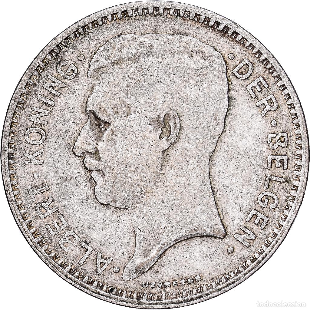 Monedas antiguas de Europa: [#1551224] B&eacute;lgica, Albert I, 20 Francs, 20 Frank, 1934, Brussels, Plata, MBC, KM:104.1