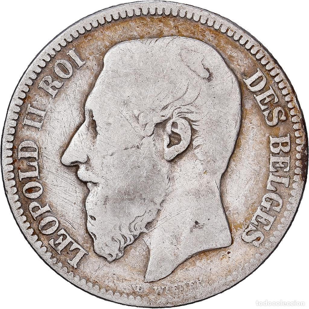 Monedas antiguas de Europa: [#1551248] B&eacute;lgica, Leopold II, 2 Francs, 2 Frank, 1867, Plata, BC, KM:30.2