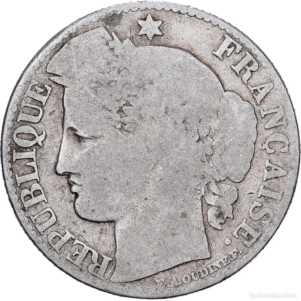 Monedas antiguas de Europa: [#1551284] Francia, 50 Centimes, C&eacute;r&egrave;s, 1887, Paris, Plata, BC, Gadoury:419a, KM:834.1