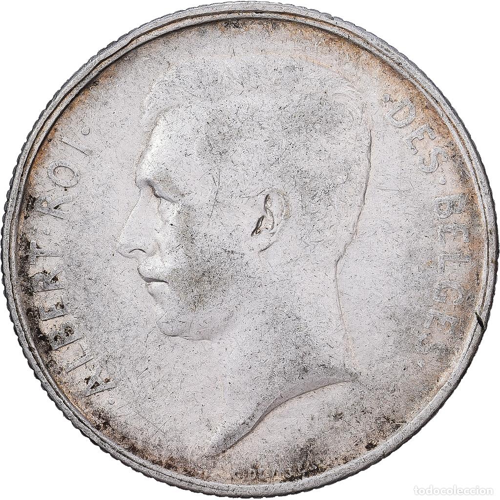 Monedas antiguas de Europa: [#1551264] B&eacute;lgica, Albert I, 2 Francs, 2 Frank, 1911, Brussels, Plata, MBC, KM:74