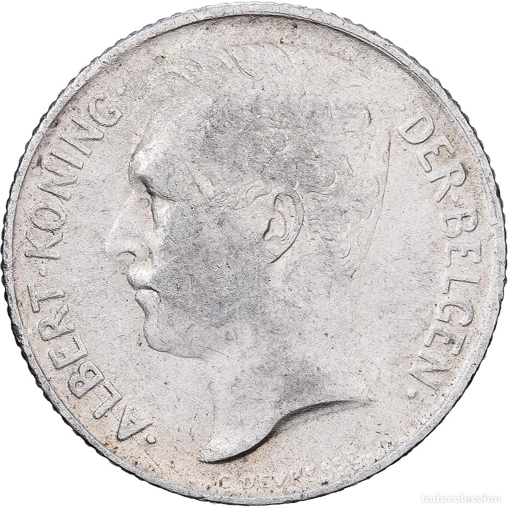 Monedas antiguas de Europa: [#1551282] B&eacute;lgica, Albert I, 50 Centimes, 1911, Brussels, Plata, MBC, KM:71