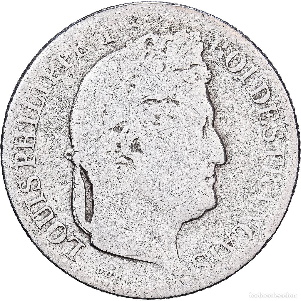 Monedas antiguas de Europa: [#1551306] Francia, Louis Philippe I, 1/2 Franc, 1831, Rouen, Plata, BC, Gadoury:408