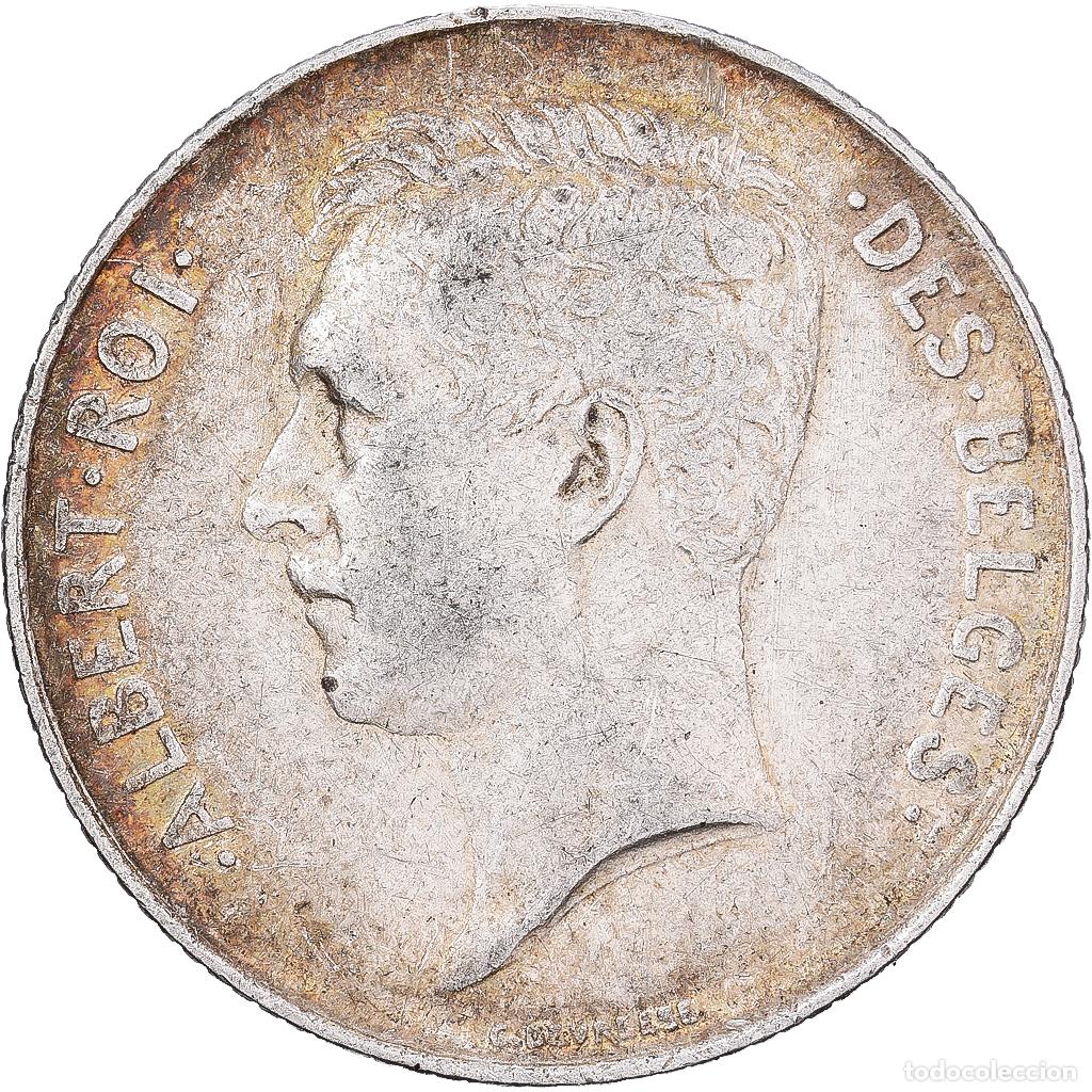 Monedas antiguas de Europa: [#1551317] B&eacute;lgica, Albert I, Franc, 1912, Brussels, Plata, MBC, KM:72