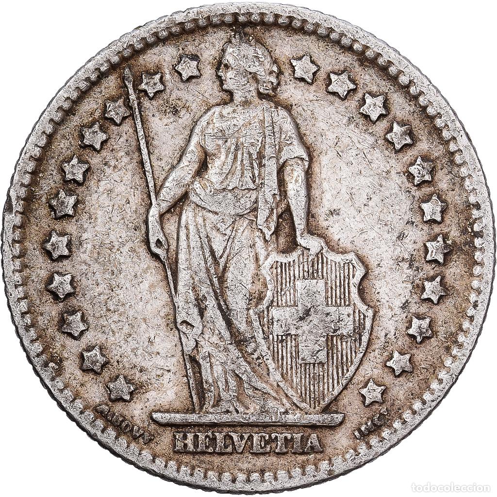 Monedas antiguas de Europa: [#1551311] Suiza, Franc, 1909, Bern, Plata, BC+, KM:24