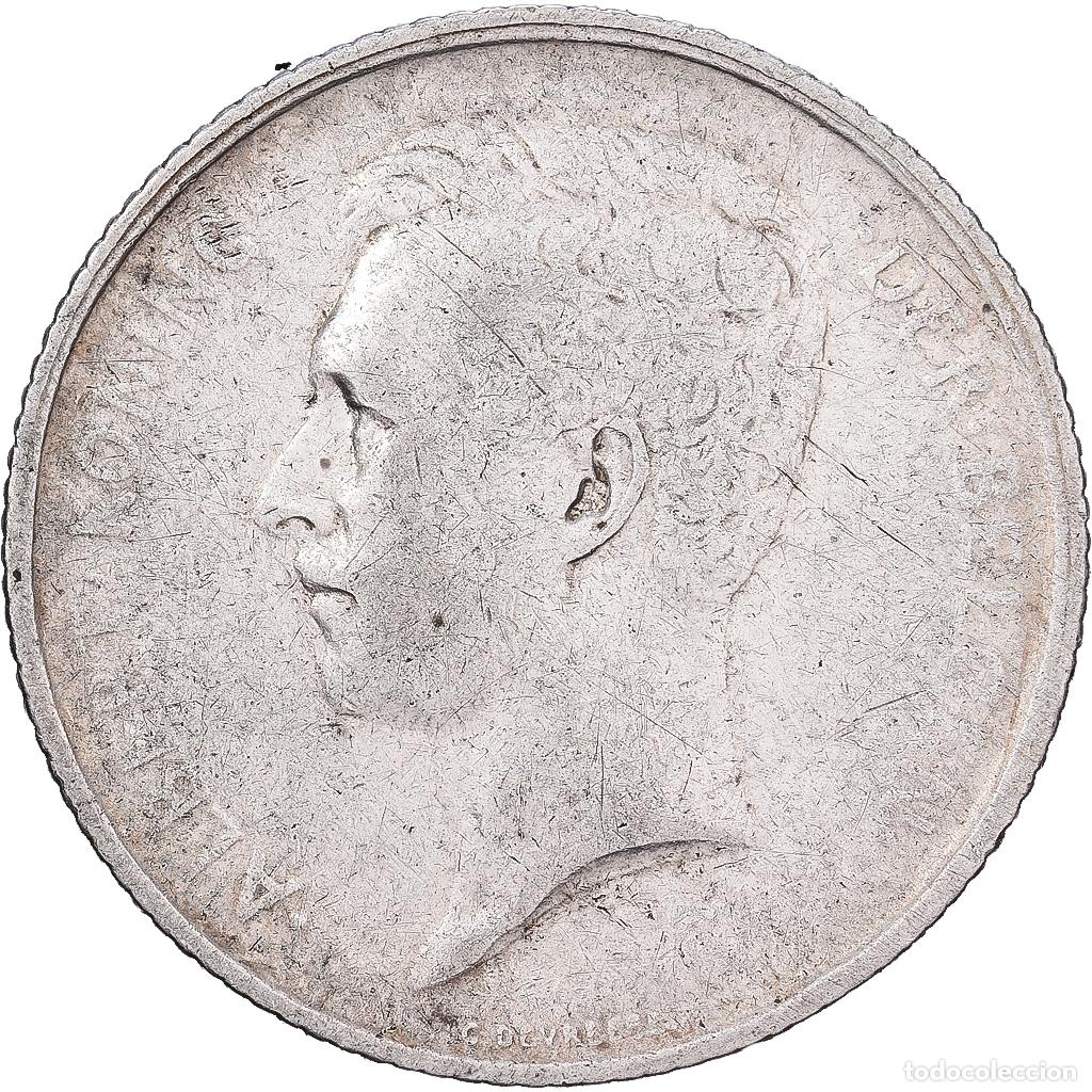 Monedas antiguas de Europa: [#1551319] B&eacute;lgica, Albert I, Franc, 1911, Brussels, Plata, BC+, KM:73.1