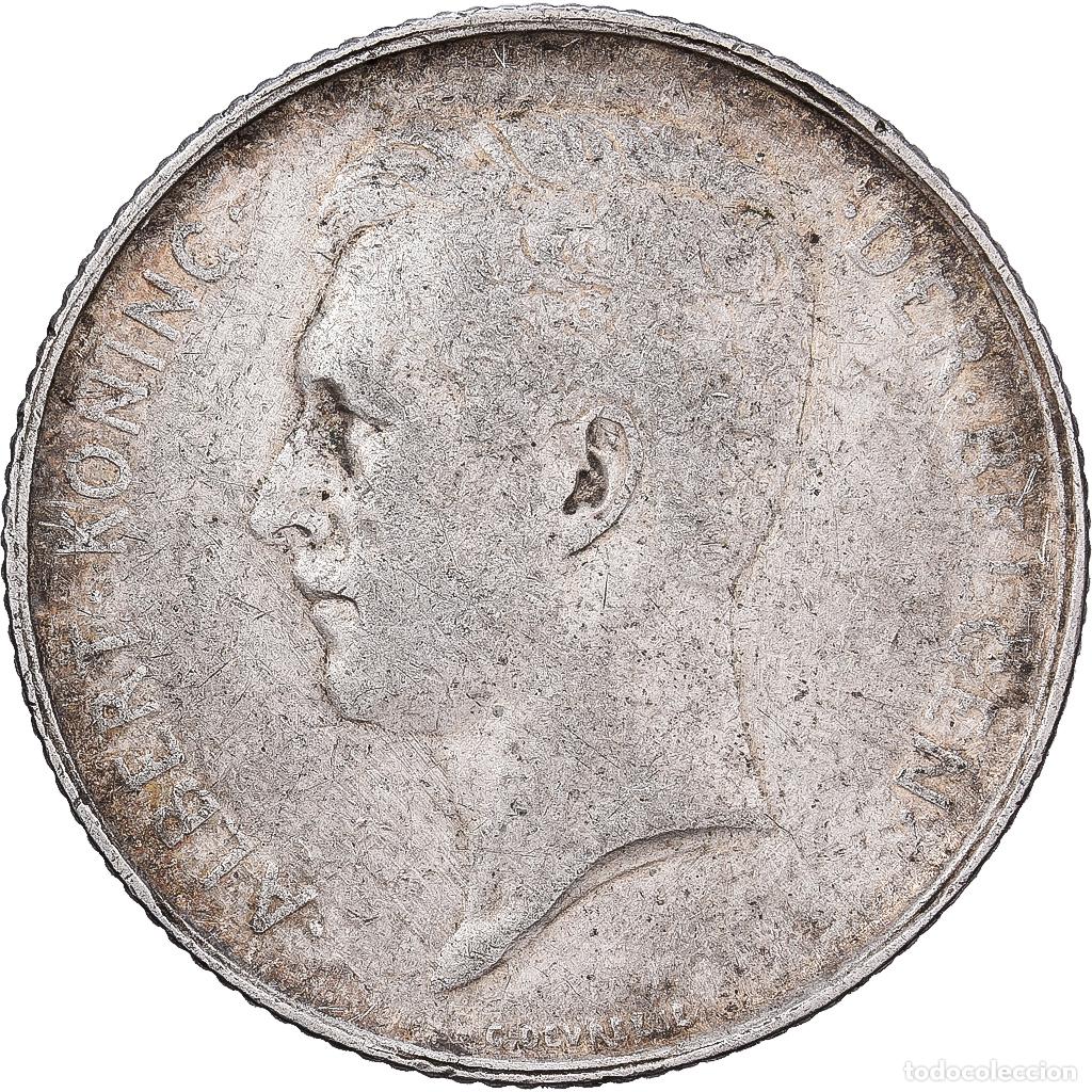 Monedas antiguas de Europa: [#1551321] B&eacute;lgica, Albert I, Franc, 1912, Brussels, Plata, MBC, KM:73.1