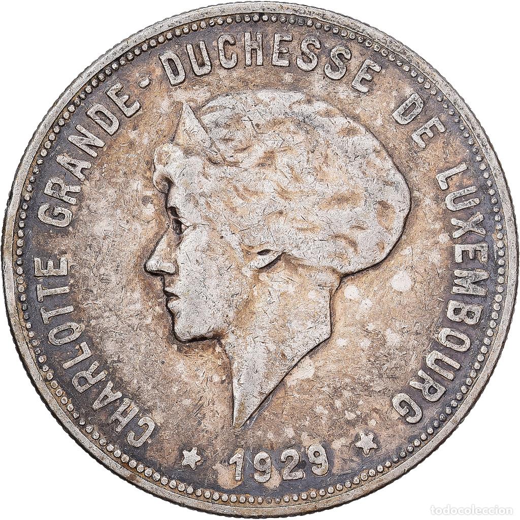 Monedas antiguas de Europa: [#1551327] Luxemburgo, Charlotte, 10 Francs, 1929, Plata, MBC, KM:39