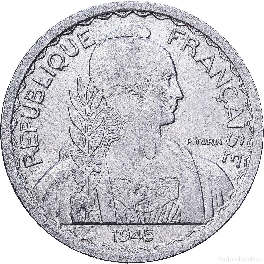 Monedas antiguas de Europa: [#1513455] Indochina Francesa, 20 Cents, 1945, Paris, Aluminio, BC+, Lecompte:251, KM:29.1