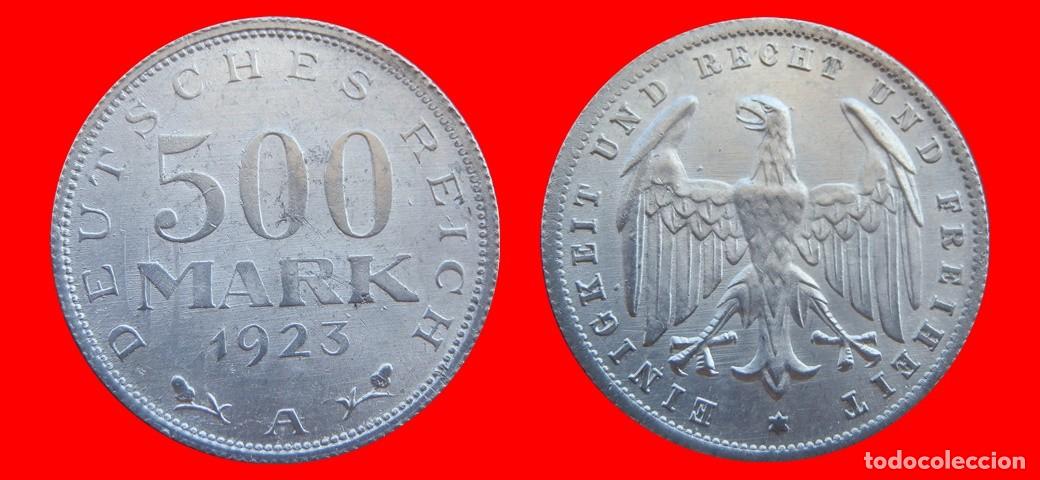 Monedas antiguas de Europa: 500 MARCOS 1923A WEIMAR ALEMANIA-150825
