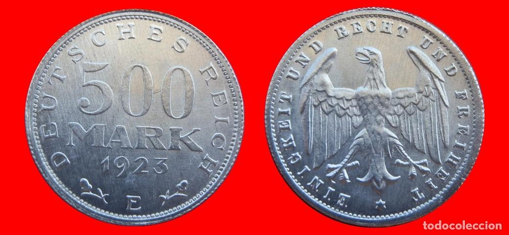 Monedas antiguas de Europa: 500 MARCOS 1923E WEIMAR ALEMANIA-150826