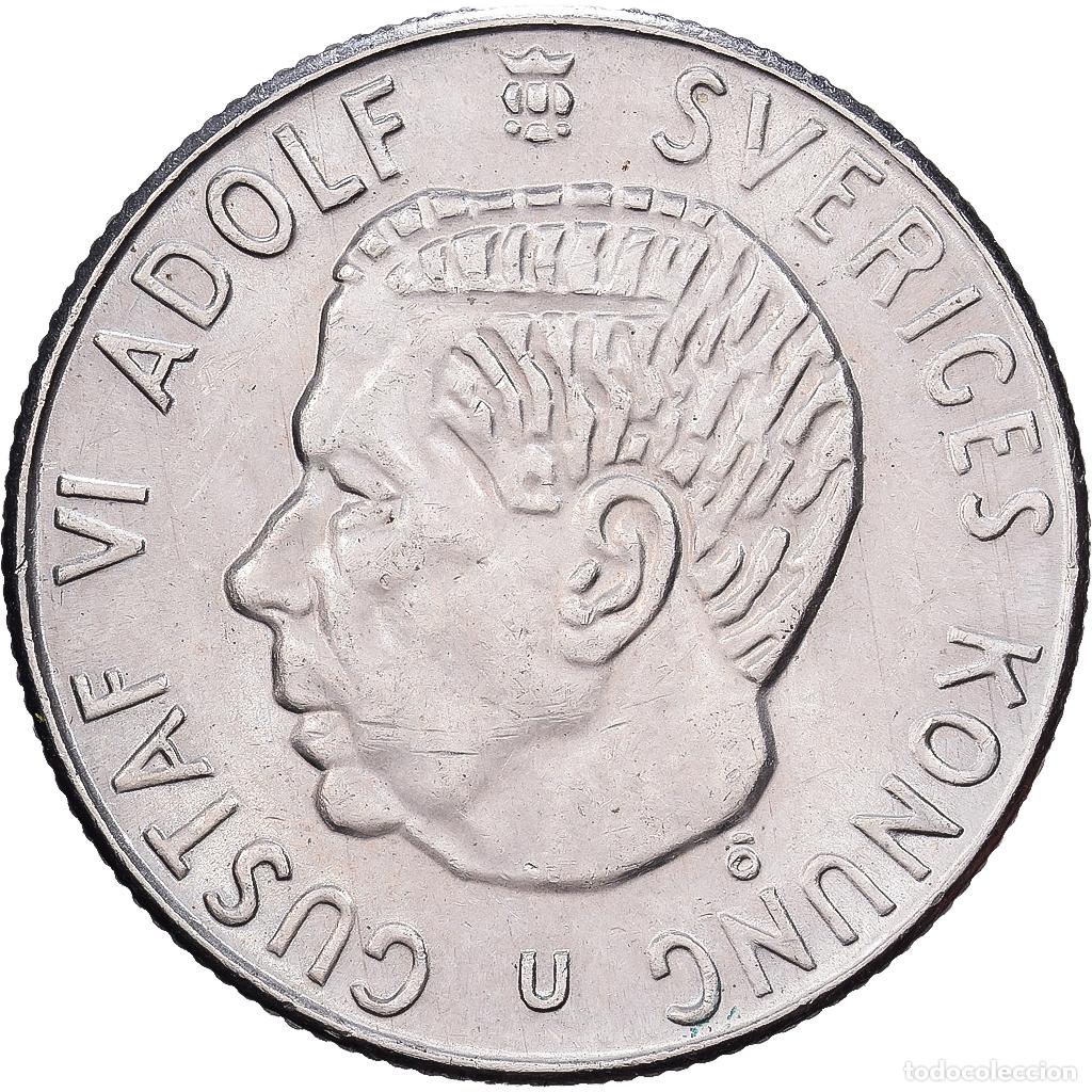 Monedas antiguas de Europa: [#1513466] Suecia, 1 Krona, 1968, Kungsholmen, N&iacute;quel, MBC+, KM:826