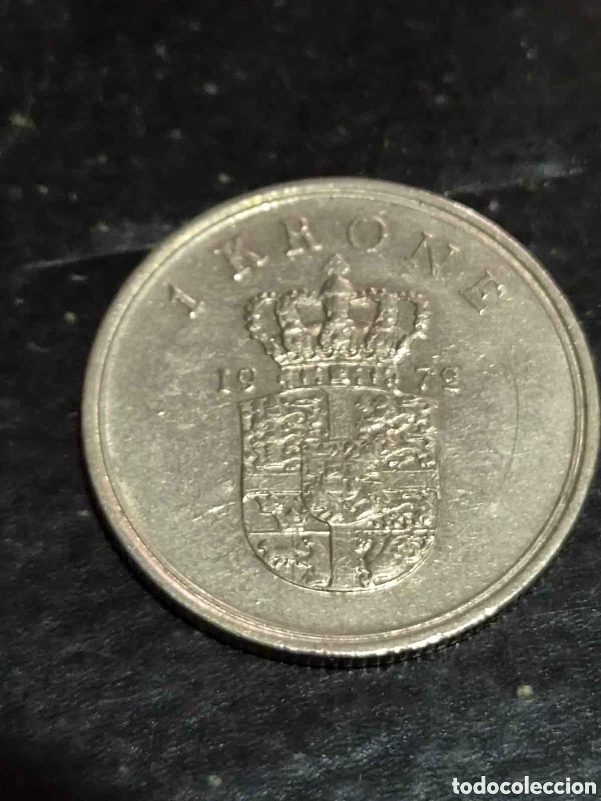 Monedas antiguas de Europa: MONEDA 1 CORONA 1972 DINAMARCA