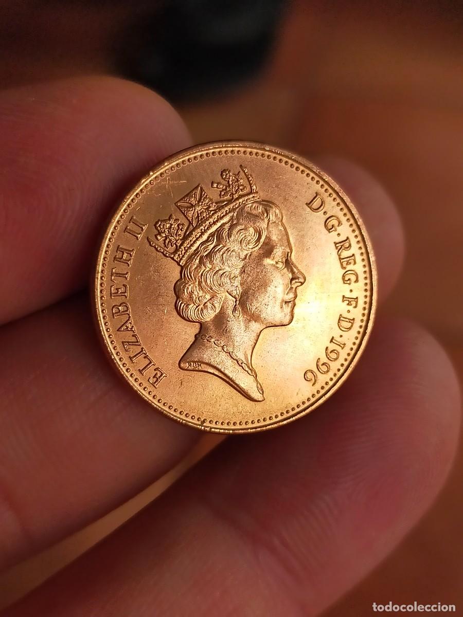 Monedas antiguas de Europa: MONEDA DE 2 DOS PENIQUES PENCE 1996 REINO UNIDO GRAN BRETA&Ntilde;A INGLATERRA EXCELENTE CONSERVACION