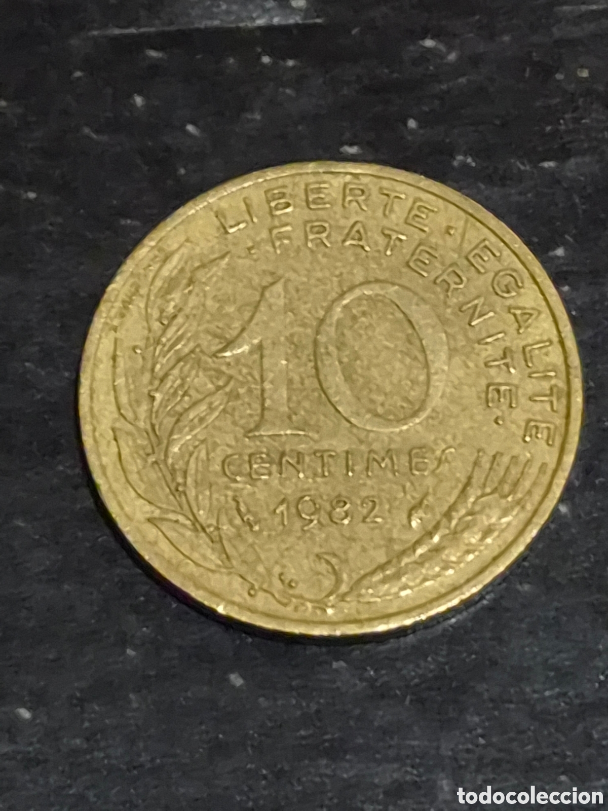 Monedas antiguas de Europa: MONEDA 10 C&Eacute;NTIMOS 1982 FRANCIA