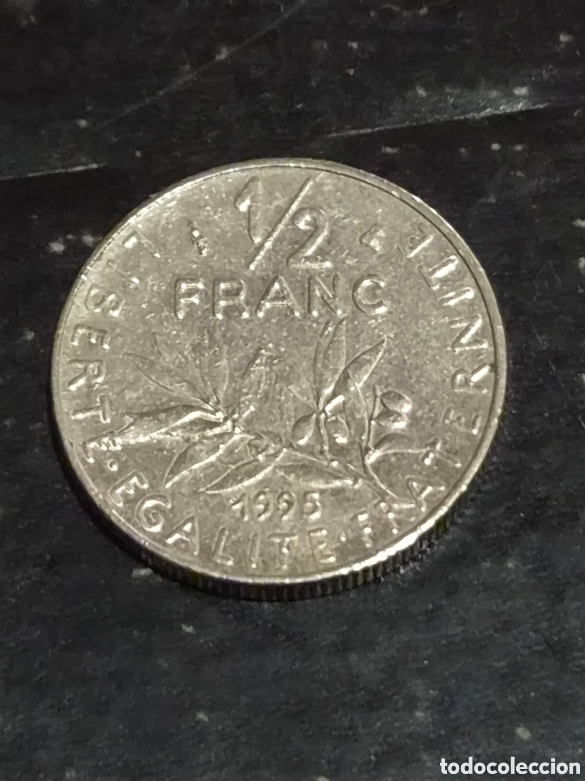 Monedas antiguas de Europa: MONEDA 1/2 FRANCO 1995 FRANCIA