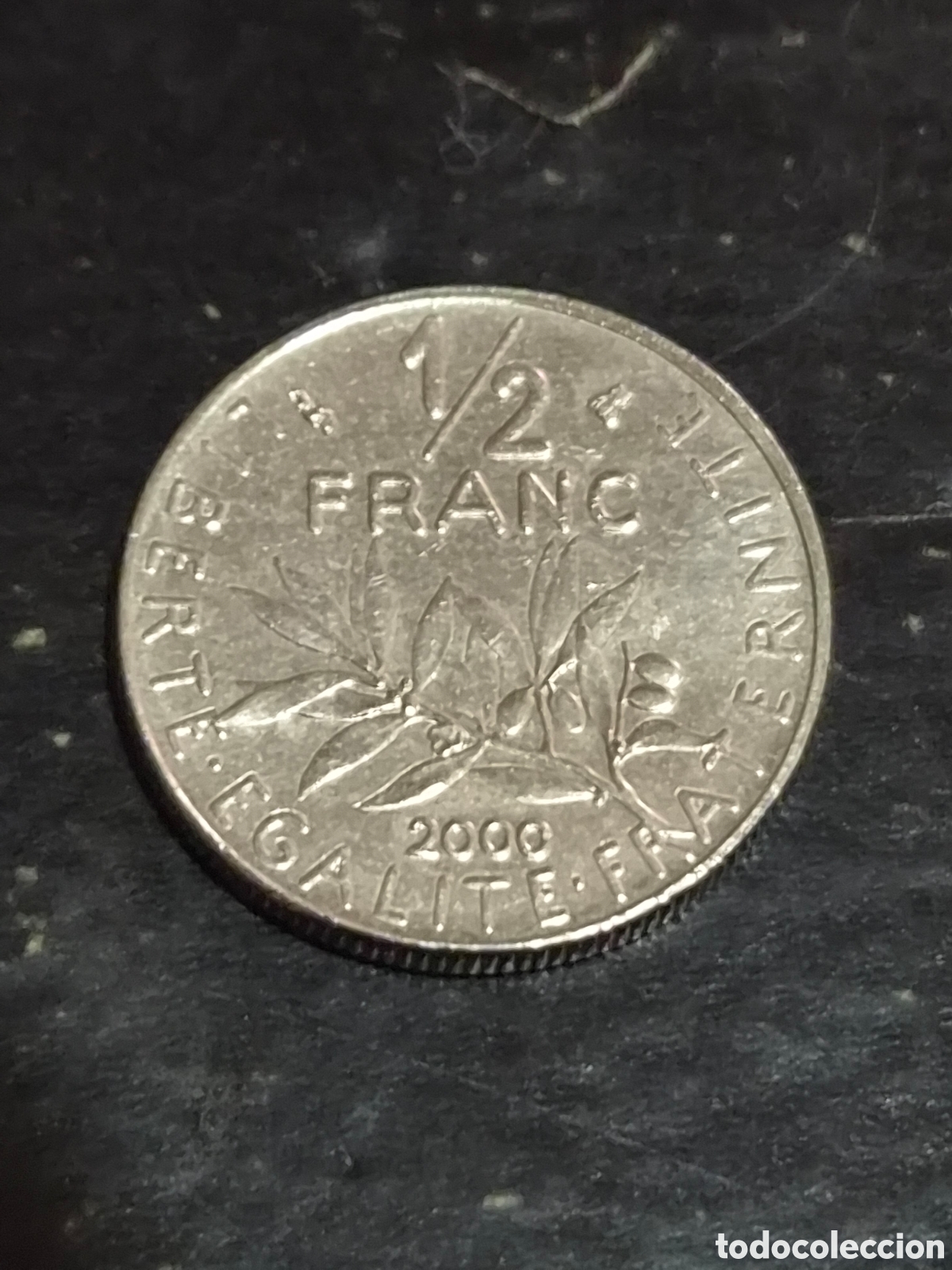 Monedas antiguas de Europa: MONEDA 1/2 FRANCO 2000 FRANCIA