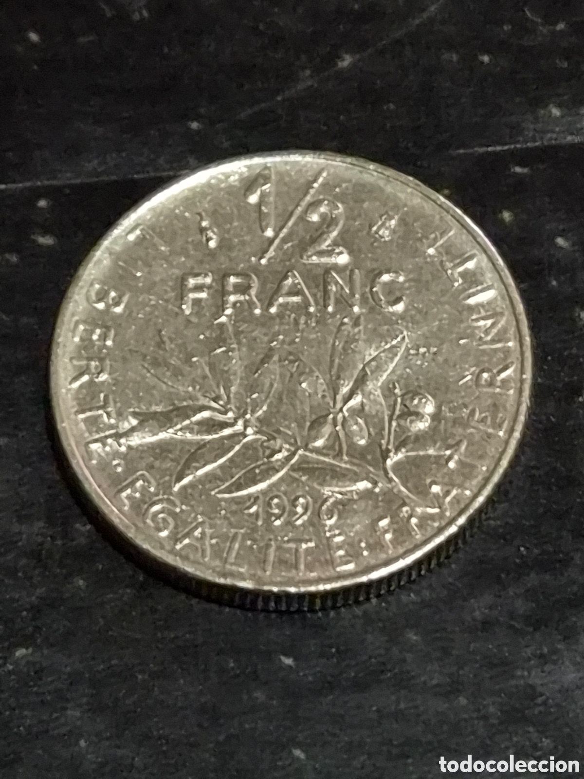 Monedas antiguas de Europa: MONEDA 1/2 FRANCO 1996 FRANCIA