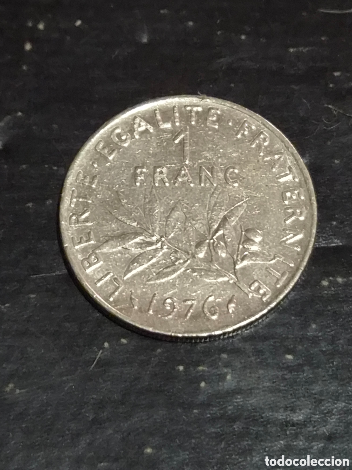Monedas antiguas de Europa: MONEDA 1 FRANCO 1976 FRANCIA