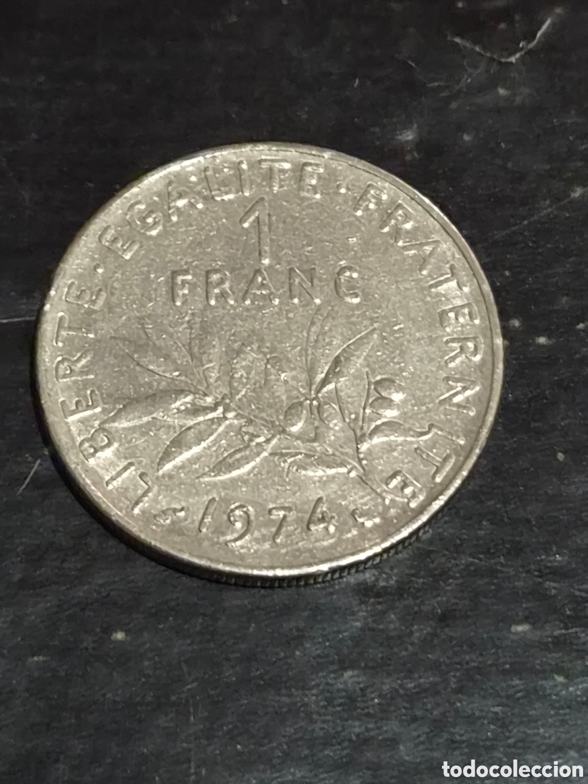 Monedas antiguas de Europa: MONEDA 1 FRANCO 1974 FRANCIA