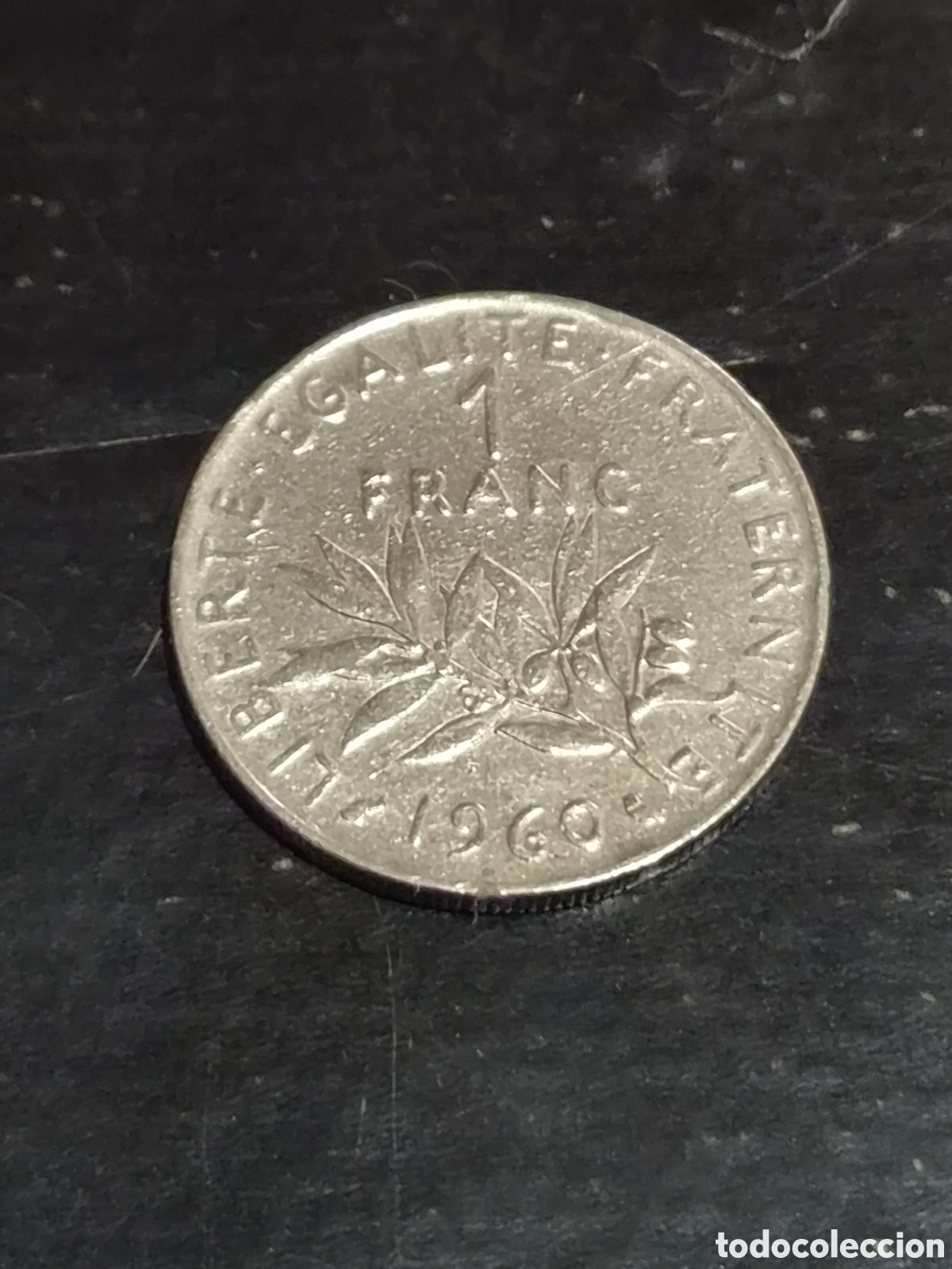 Monedas antiguas de Europa: MONEDA 1 FRANCO 1960 FRANCIA