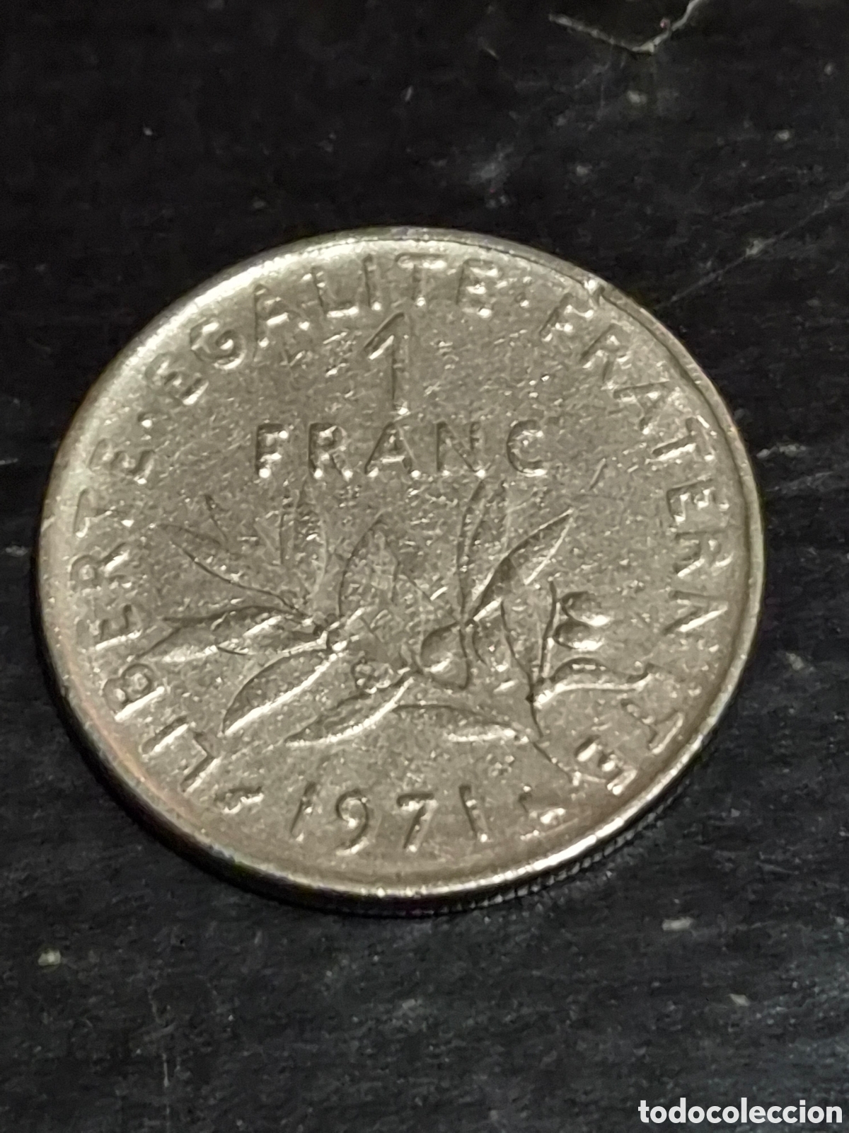 Monedas antiguas de Europa: MONEDA 1 FRANCO 1971 FRANCIA