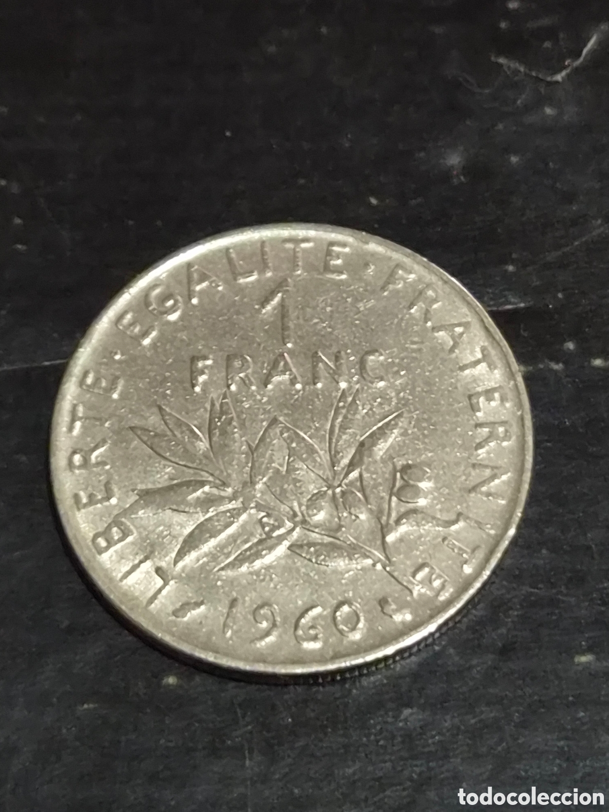 Monedas antiguas de Europa: MONEDA 1 FRANCO 1960 FRANCIA