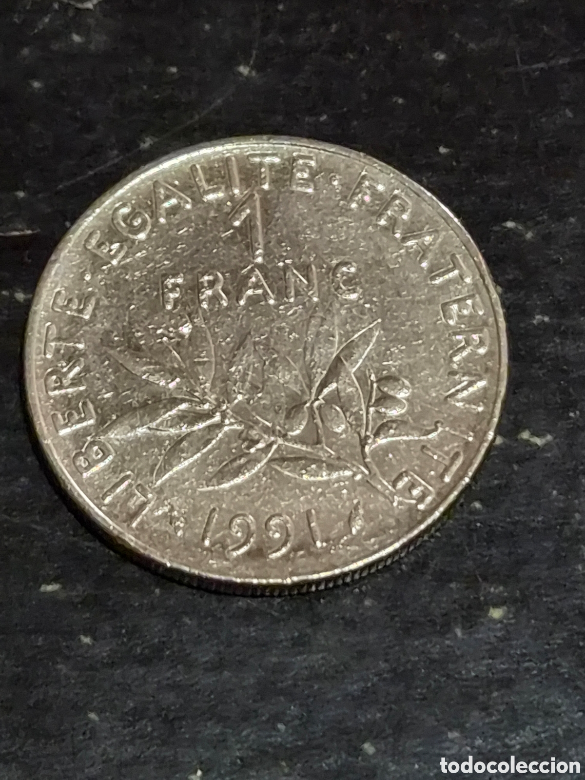 Monedas antiguas de Europa: MONEDA 1 FRANCO 1991 FRANCIA