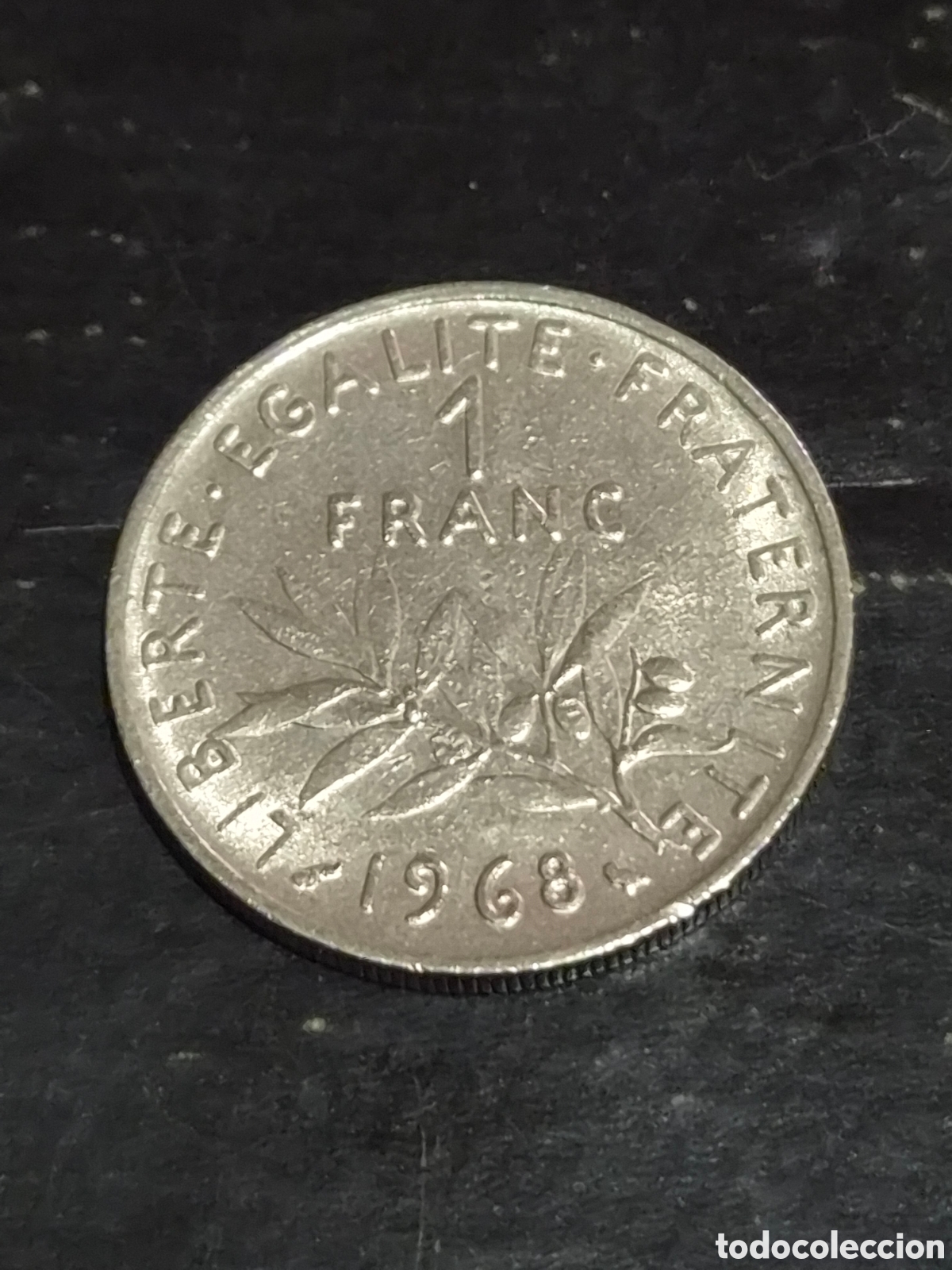 Monedas antiguas de Europa: MONEDA 1 FRANCO 1968 FRANCIA