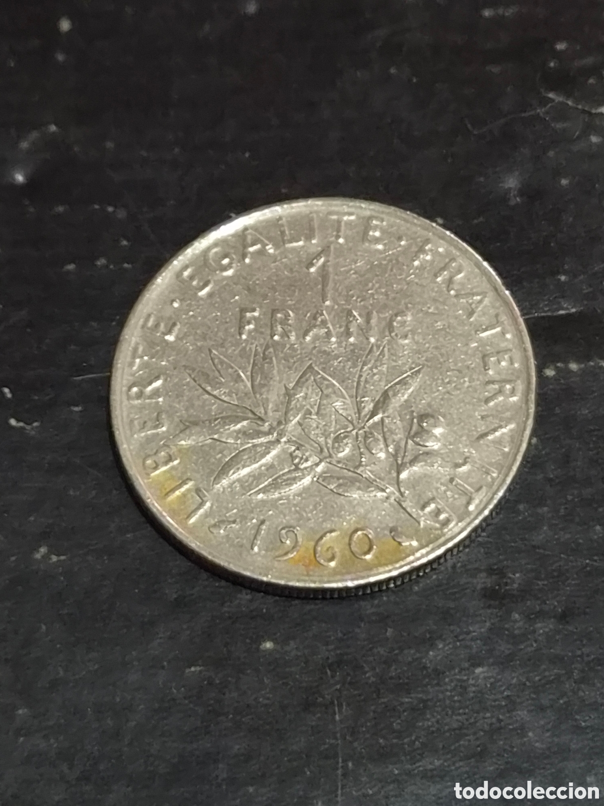 Monedas antiguas de Europa: MONEDA 1 FRANCO 1960 FRANCIA
