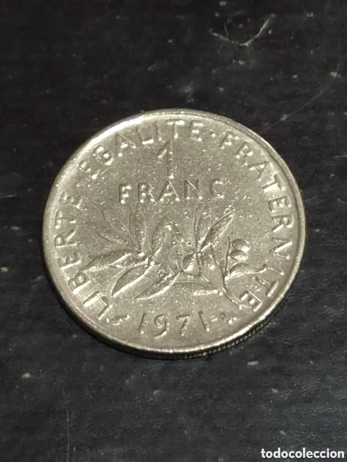 Monedas antiguas de Europa: MONEDA 1 FRANCO 1971 FRANCIA