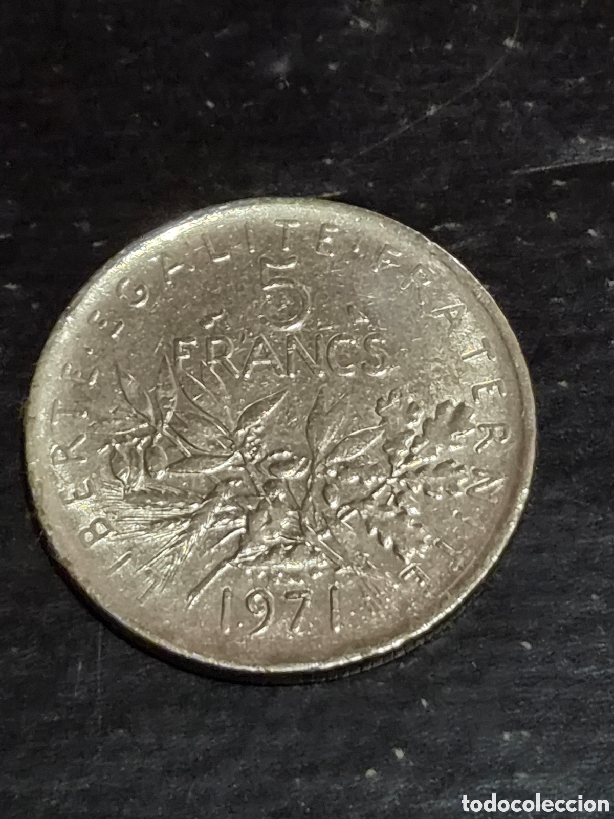 Monedas antiguas de Europa: MONEDA 5 FRANCOS 1971 FRANCIA