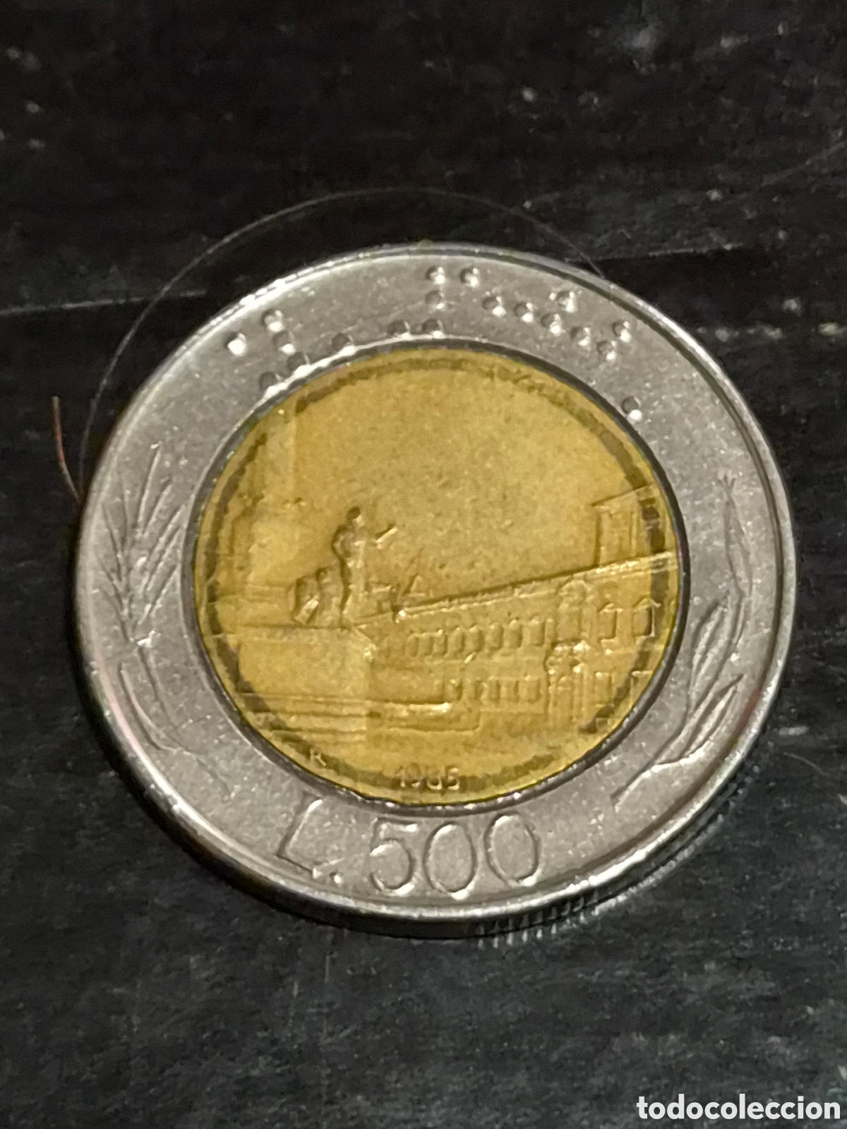 Monedas antiguas de Europa: MONEDA 500 LIRAS 1985 ITALIA