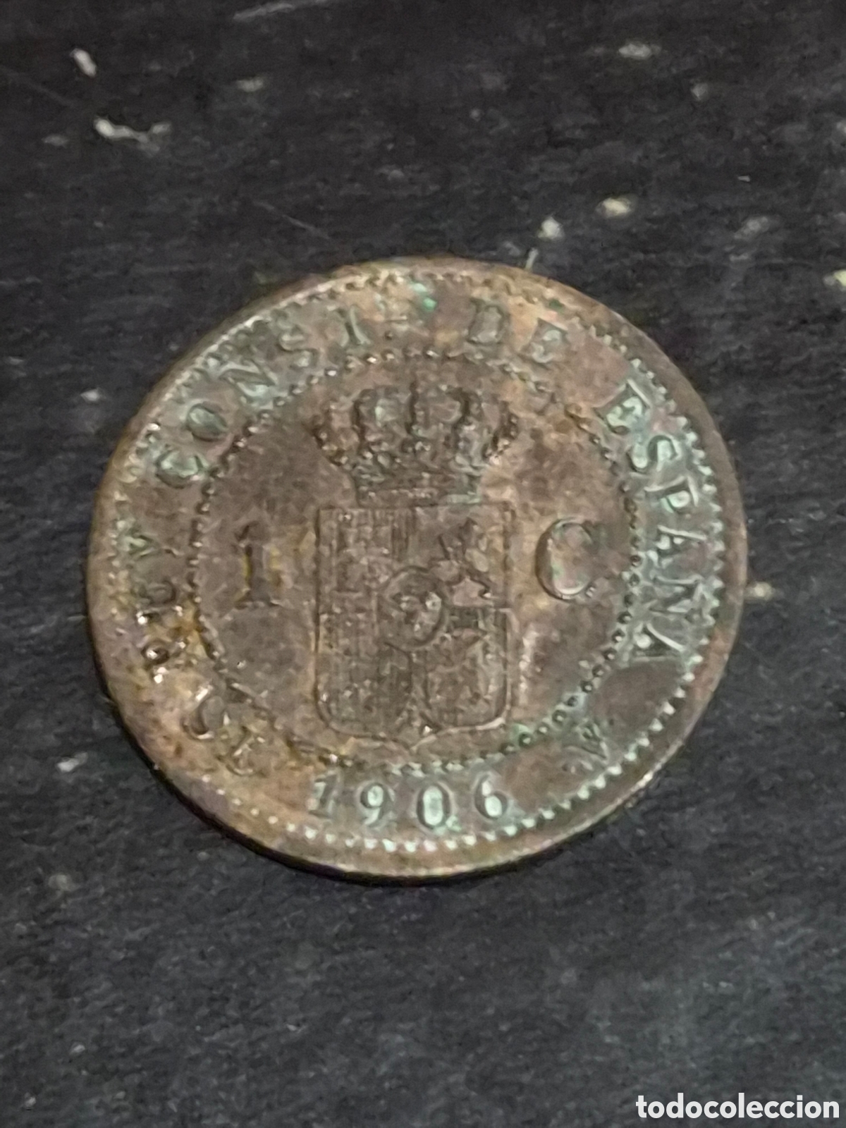 Monedas antiguas de Europa: MONEDA 1 CENTIMO 1906 SLV ALFONSO XIII ESPA&Ntilde;A