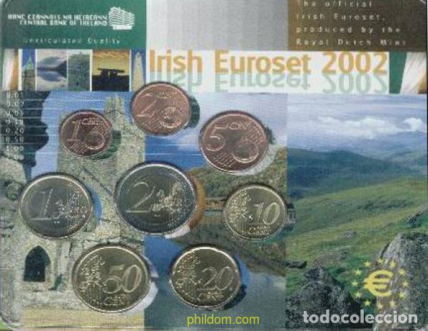 Monnaies anciennes de Europe: 164 IRLANDA 2002 CARTERA OFICIAL 2002 IRLANDA