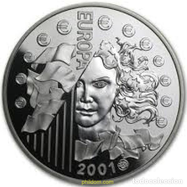 Monedas antiguas de Europa: 1994 FRANCIA 2001 FRANCE 2001 PLATA 6,55957 PROOF