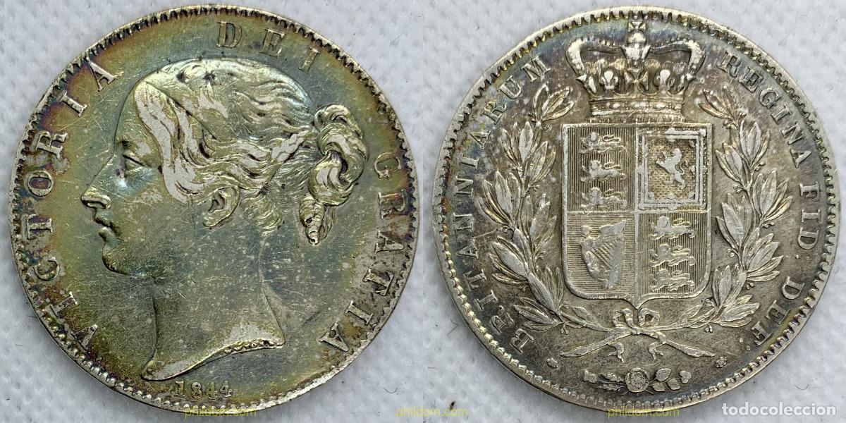 Monedas antiguas de Europa: 2411 GRAN BRETA&Ntilde;A 1844 GREAT BRITAIN 1844 HALF CROWN