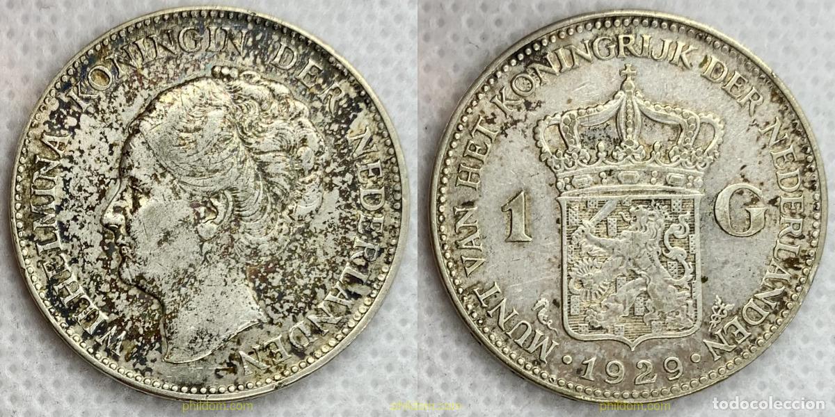 Monedas antiguas de Europa: 2568 HOLANDA 1929 NETHERLANDS PAIS BAS 1 GULDEN 1929