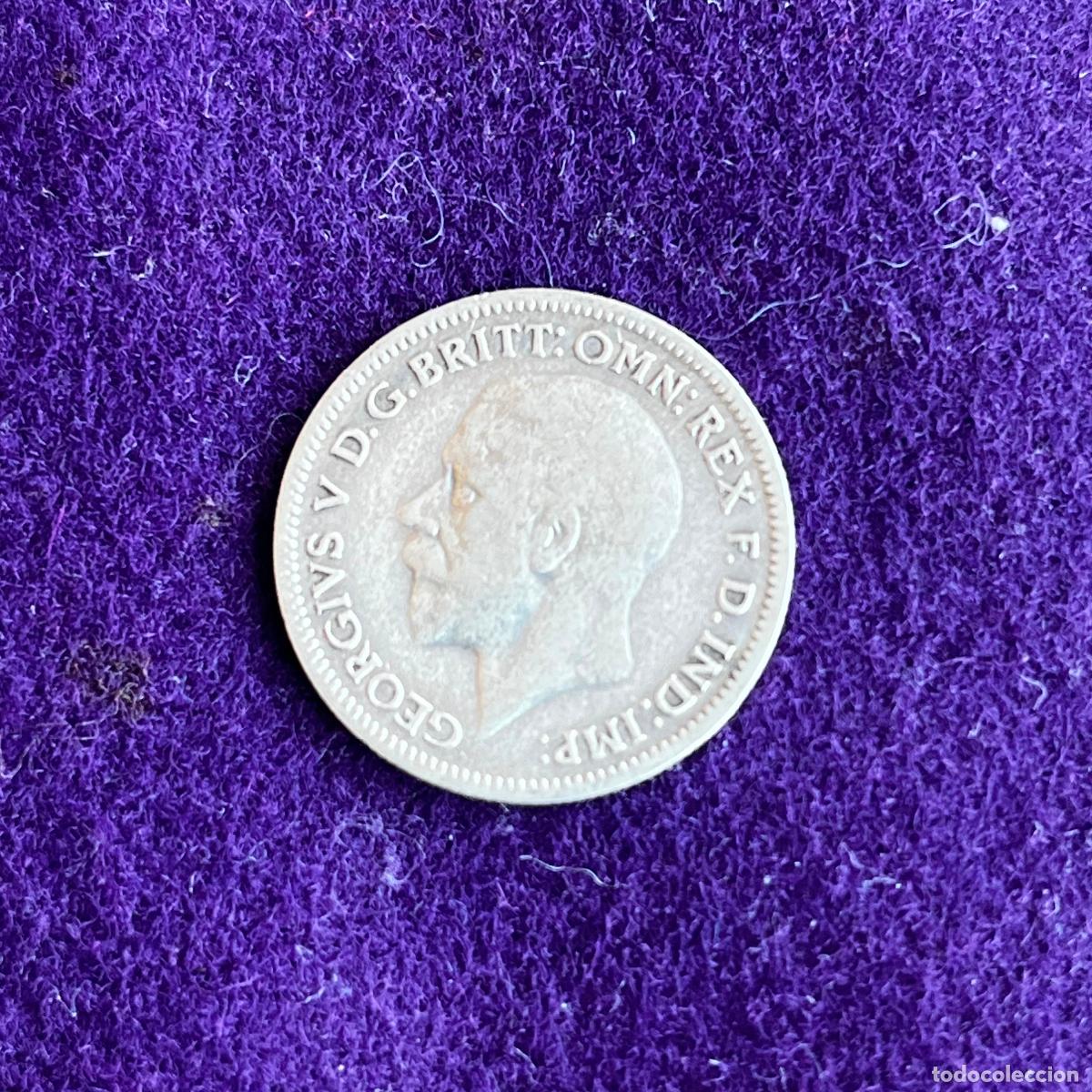 Monedas antiguas de Europa: MONEDA DE PLATA GRAN BRETA&Ntilde;A. JORGE V. 1933. SIX PENCE. 6 PENIQUES. 2,85GR DE LEY 0,500. ORIGINAL.