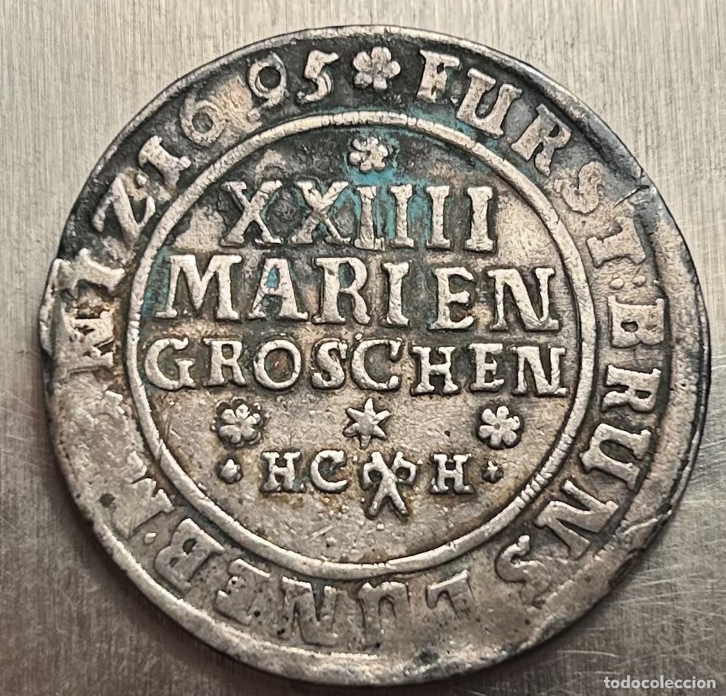 Monedas antiguas de Europa: 24 MARIENGROSCHEN 1695 BRUNSWICK-WOLFENBUTTEL