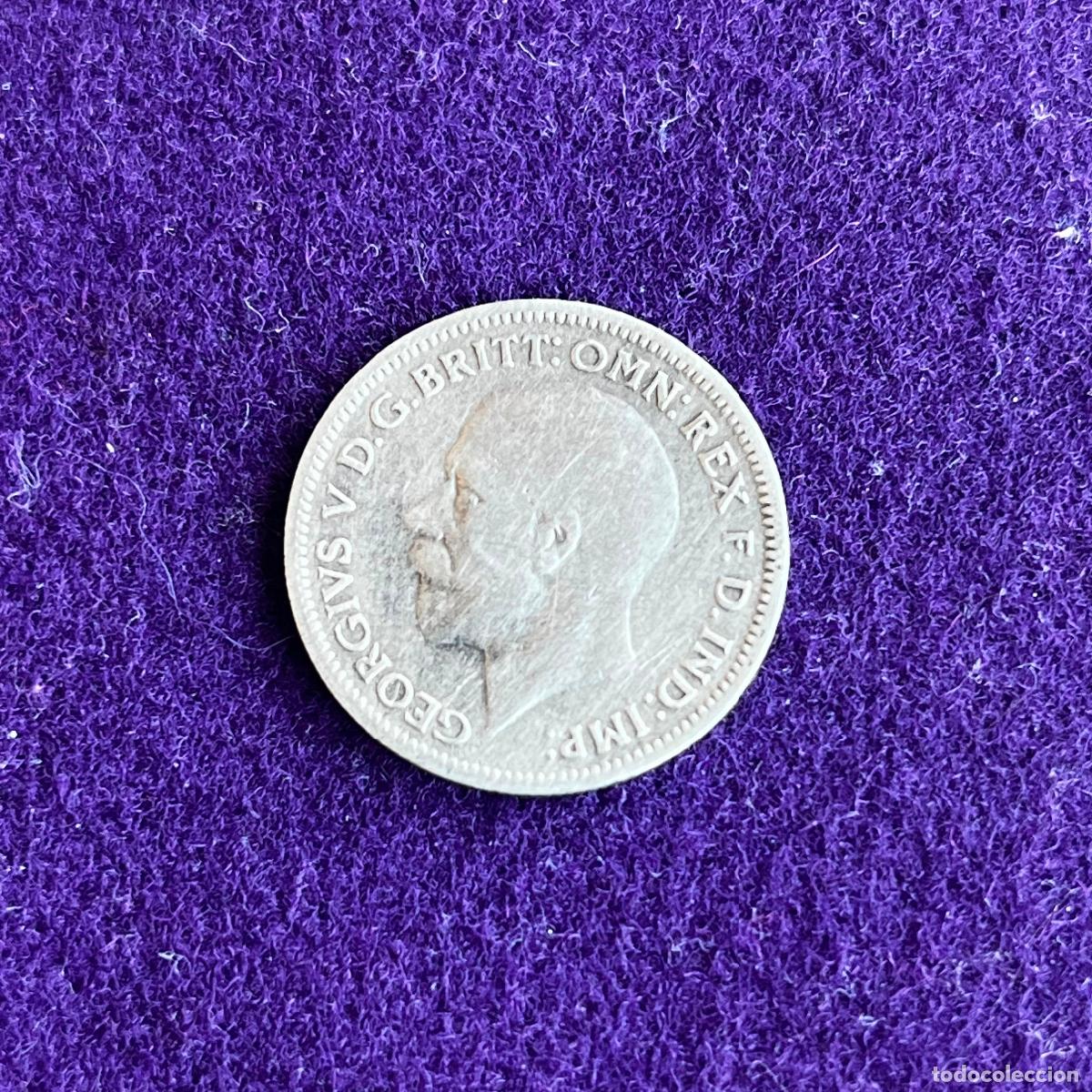 Monedas antiguas de Europa: MONEDA DE PLATA GRAN BRETA&Ntilde;A. JORGE V. 1936. SIX PENCE. 6 PENIQUES. 2,85GR DE LEY 0,500. ORIGINAL.