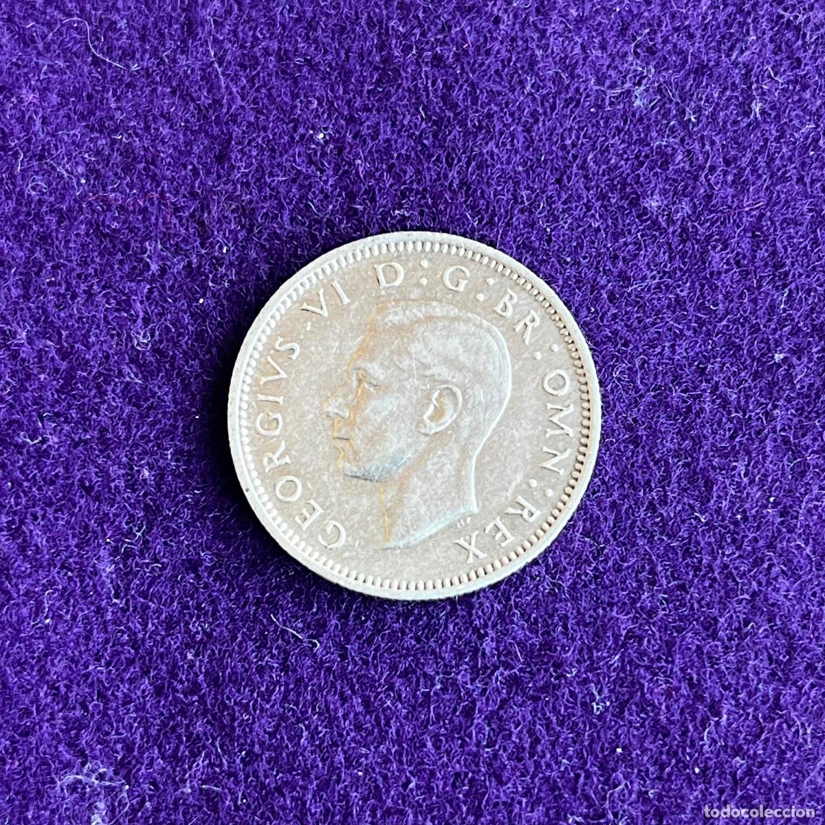 Monedas antiguas de Europa: MONEDA DE PLATA GRAN BRETA&Ntilde;A. JORGE VI. 1946. SIX PENCE. 6 PENIQUES. 2,85GR DE LEY 0,500. ORIGINAL.