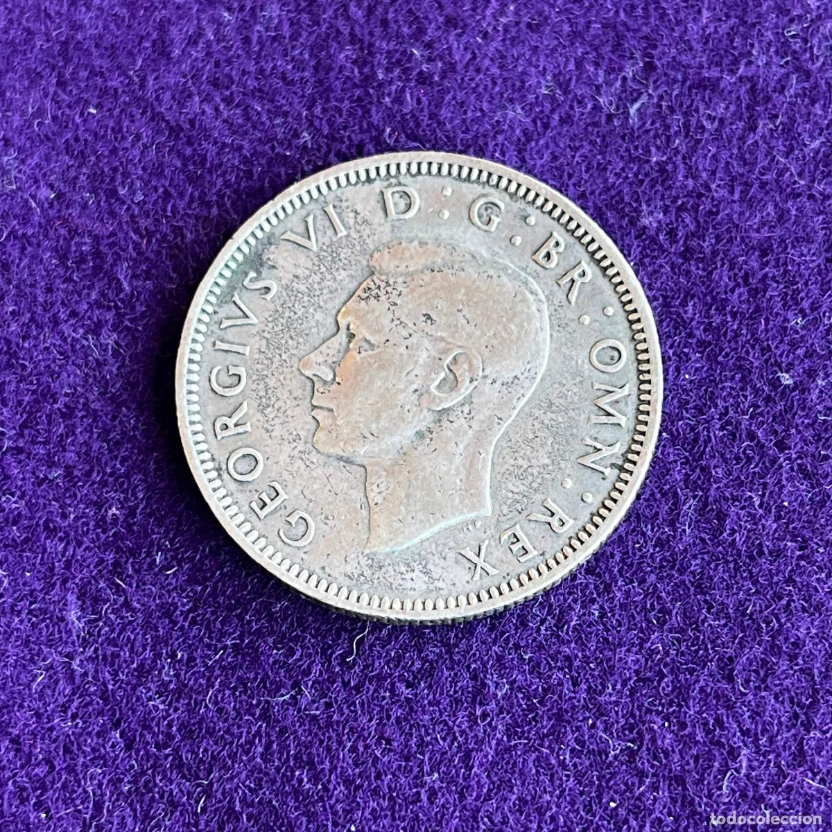 Monedas antiguas de Europa: MONEDA DE PLATA GRAN BRETA&Ntilde;A. 1 SHILLING-CHELIN. JORGE V. 1945. 5,60 GR LEY 0,500.
